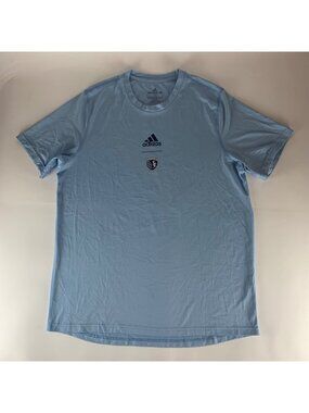 Sporting Kansas City MLB Light Blue Adidas Creator Tee Shirt Mens Large